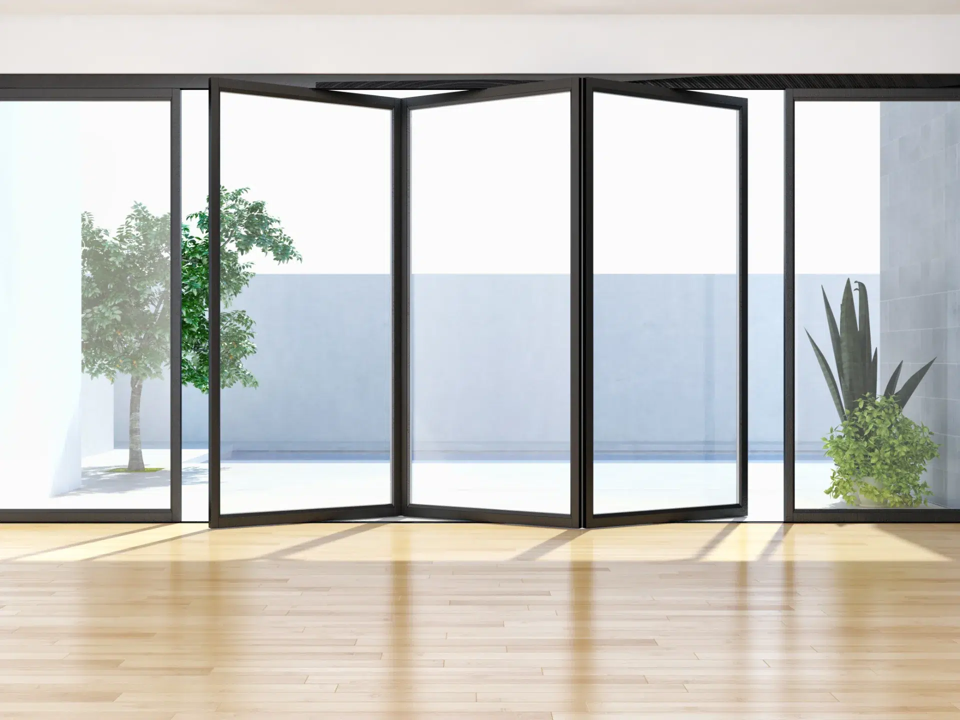 VLX 100 Bifold / Folding Door in Austin, TX | Juniper Windows Austin - detail 1