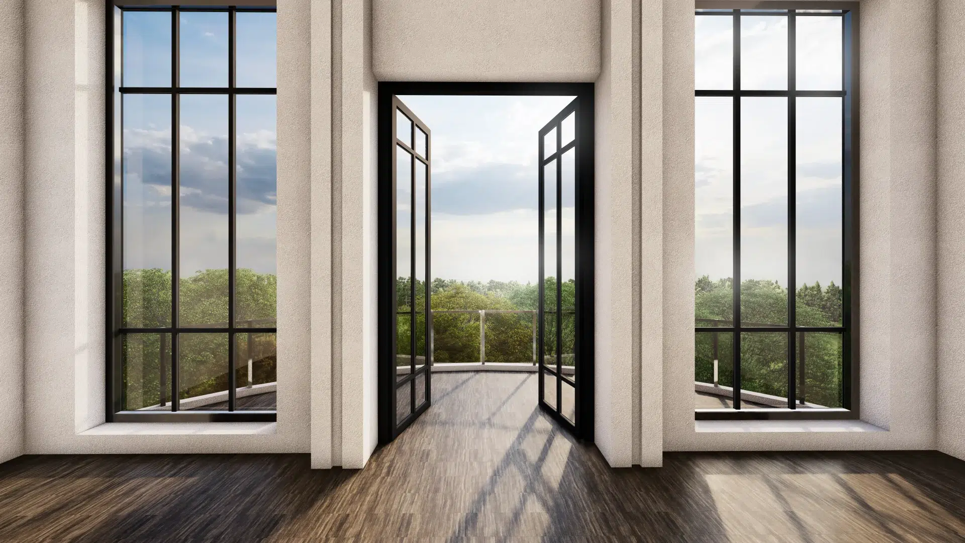 VLX 100 Double Swing / French Door in Austin, TX | Juniper Windows Austin - detail 1