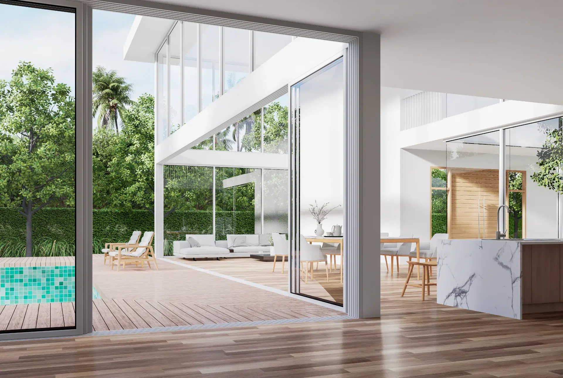 VLX 138 Panoramic Sliding Door in Austin, TX | Juniper Windows Austin - detail 1
